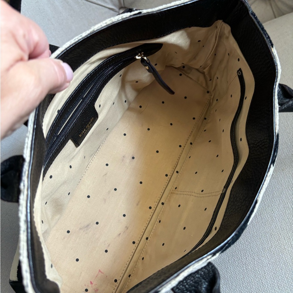 Kate Spade Black and White Zebra Shoulder Bag - Picture 8 of 10